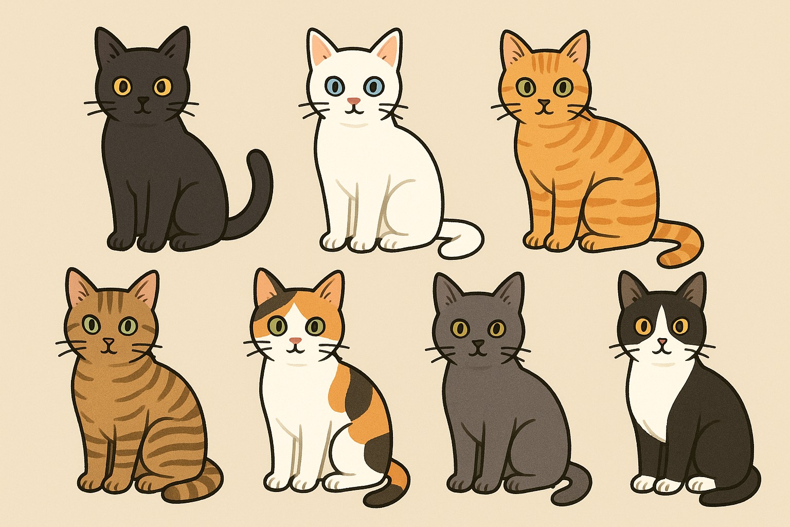 【猫の毛色診断】