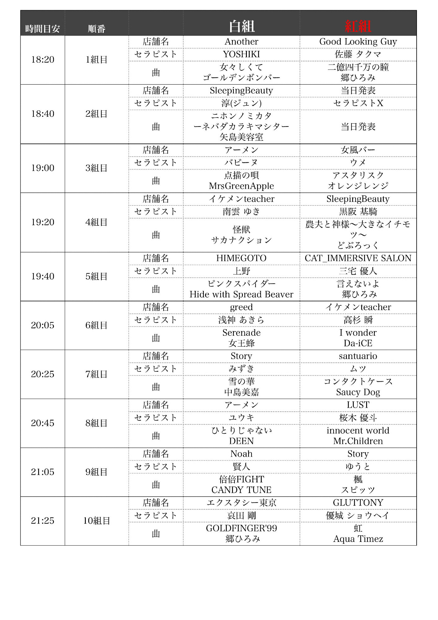 いよいよ明日は歌合戦
